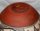 Native American Large Historic Acoma Polychrome Olla, Ca 1950's-60's, #805