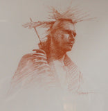 Western Artist, Bill Lundquist, “Dances with Wolves-Sioux Warrior”, #891 Donated to NRA Foundation 2016