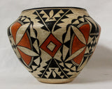 Native American Pottery, Historical Acoma Polychrome Olla, #914