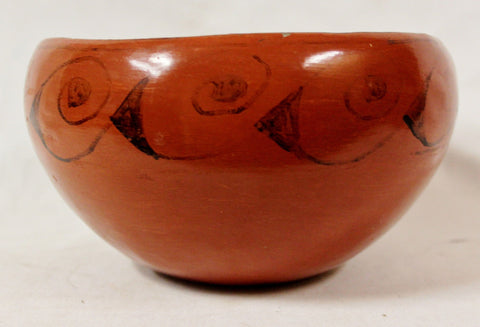 Native American Pottery, Historic Maricopa Pottery Bowl, Ca 1930's, #819 d