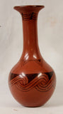 Native American, Maricopa Pottery Vase By T Bread, Ca 1970's, #1027 c,