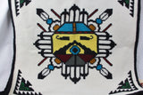 Native American Vintage Laguna Needle Point Dance Kilt with The Sun, 1981, # 1262 Sold