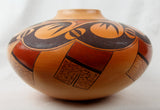 Native American Hopi Poly Chrome Bowl, by Tonita Nampayo, 2014, #1288-sold