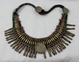 Primitive Rana Tharu, Tribal Spike Collar Kanthshri Necklace Nepal #1407-Sold