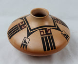 Native American, Vintage Hopi Poly Chrome Pottery Jar, by Fawn Garcia Navasie, Ca 1980's, #1410 Sold