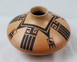 Native American, Vintage Hopi Poly Chrome Pottery Jar, by Fawn Garcia Navasie, Ca 1980's, #1410 Sold