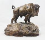 Charles Marion Russell, Limited Edition Bronze Buffalo Sculpture, Number 12 of 24 1960, #822 Sold