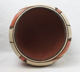 Native American, Vintage Zia Poly Chrome Pottery Bowl, Ca 1960's, #1419 SOLD