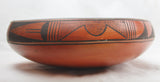 Native American Vintage Hopi Poly Chrome Pottery Bowl, by Garnet Pavatea, Ca 1950's, #1417 Sold