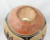 Native American, Vintage Santo Domingo Poly Chrome Jar, Ca 1950's, #1458 SOLD