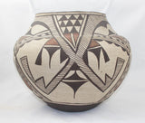 Native American, Exquisite Historic Zuni Poly Chrome Jar, 1930'-1940's, #1457 SOLD