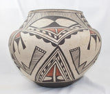 Native American, Exquisite Historic Zuni Poly Chrome Jar, 1930'-1940's, #1457 SOLD