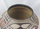 Native American, Exquisite Historic Zuni Poly Chrome Jar, 1930'-1940's, #1457 SOLD