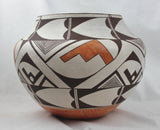 Native American, Vintage Acoma Poly Chrome Pottery Olla, Ca. 1975, By Cindy Dewahe, #1465 SOLD