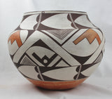 Native American, Vintage Acoma Poly Chrome Pottery Olla, Ca. 1975, By Cindy Dewahe, #1465 SOLD