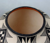 Native American, Vintage Acoma Poly Chrome Pottery Olla, by Rachel Aragon, Ca 1980's, #1474. SOLD