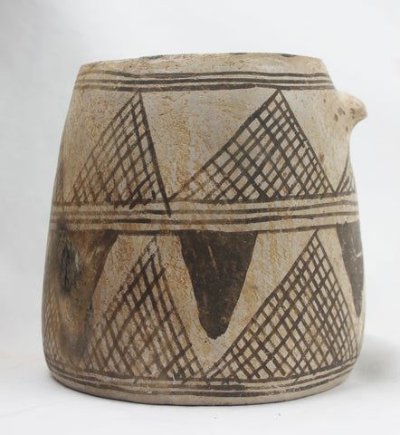 Native American, Exceptional Anasazi Pottery Mug With Lug Handle, Ca 1200 to 1300 CE. #1478 SOLD