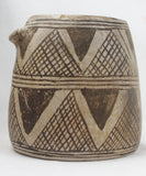 Native American, Exceptional Anasazi Pottery Mug With Lug Handle, Ca 1200 to 1300 CE. #1478 SOLD