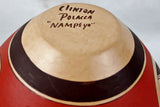 Native American, Vintage Hopi Poly Chrome Pottery Jar, by Clinton Polacca Nampeyo, Ca 1990's, #1496 SOLD