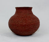 Native American, Prehistoric, Anasazi Corrugated Redware  Olla, CA 1000-1600 AD,,#1504 S"OLD