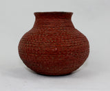 Native American, Prehistoric, Anasazi Corrugated Redware  Olla, CA 1000-1600 AD,,#1504 S"OLD