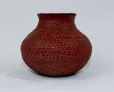 Native American, Prehistoric, Anasazi Corrugated Redware  Olla, CA 1000-1600 AD,,#1504 S"OLD