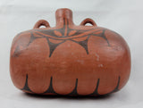 Native American, Vintage Very Rare Santo Domingo Pottery Canteen, Ca Early/Mid 1900's, #1492 SOLD