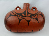 Native American, Vintage Very Rare Santo Domingo Pottery Canteen, Ca Early/Mid 1900's, #1492 SOLD