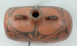 Native American, Vintage Very Rare Santo Domingo Pottery Canteen, Ca Early/Mid 1900's, #1492 SOLD