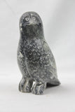 Vintage Inuit Hand Carved Soapstone "Snowy Owl" Figure, Ca 1960's, #1538 SOLD