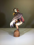 Native American, Kachina, Titled "Eagle-Kwahu" By Richard, Ca 1990, #1236 Erin sold on her end