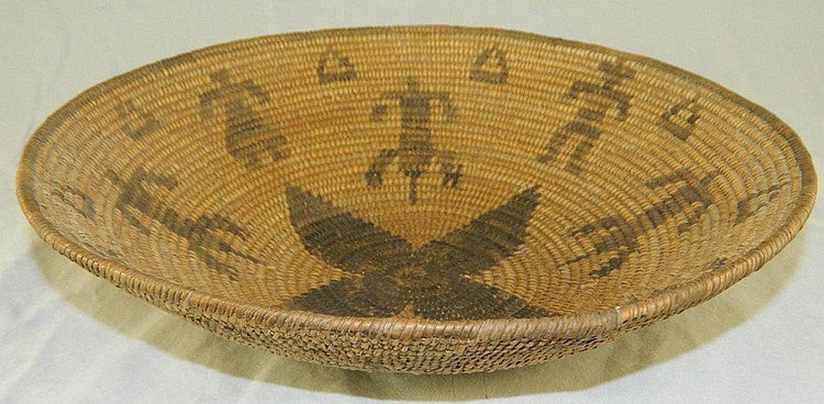 Indian Basket : Fine Woven Indian Basket #23