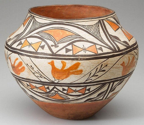 Native American Acoma or Laguna Pottery Olla #32