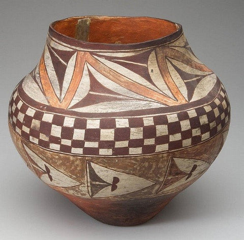 Native American Acoma or Laguna pottery Olla #29