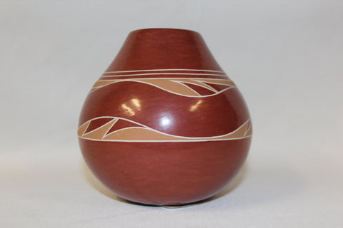 Native Pottery Jar : Native Amerian Santa Clara Pottery Jar, by Earlene Young Bird Tafoya #68 b.Sold