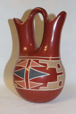 Wedding Vase : Native American Santa Clara Wedding Vase, by Barbara (Martinez?) #68 a. Sold