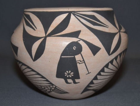 Pottery Jar : Excellent Native American Acoma Pottery Jar by Emma Chino #216 SOLD OUT