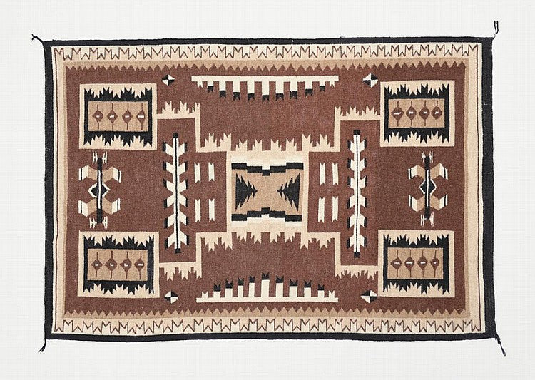 Navajo Rug : Beautiful Navajo Storm Pattern Rug #228