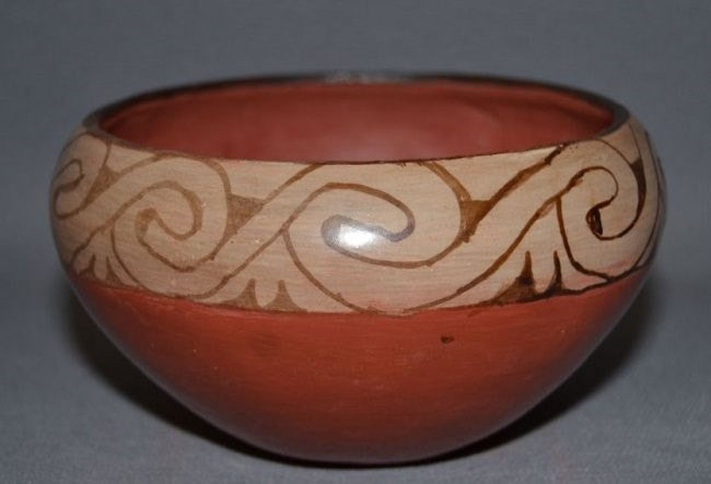 Pottery Bowl : Beautiful Native American Maricopa Pottery Bowl #230