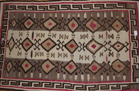 Native American Rug : Navajo Elaborate Teec Nos Pos Rug #101