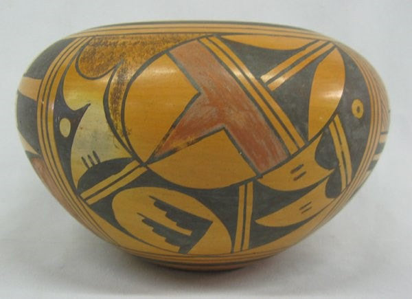 Native American Bowl : 1950's Traditional Hopi Bowl, by Ethel Youvella #250