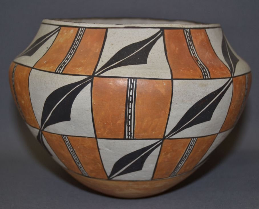 Pottery Jar : Very Good Acoma Pottery Jar by Lucy Lewis #284