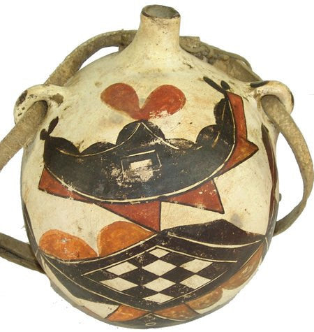 Native American Laguna Pottery Canteen #290