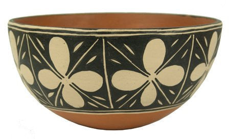 Vintage Santo Domingo Pottery Bowl by Franklin Tenorio #303