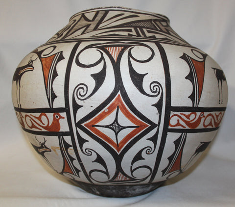 Native American Historic Zuni Pottery Storage Pot ca 1890 #405