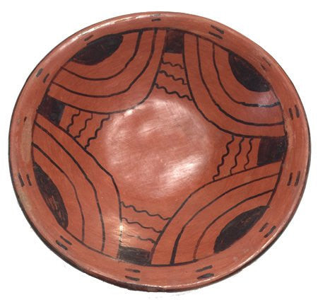 Native American Pottery, Vintage Maricopa Pottery Dish, ca 1950's #496