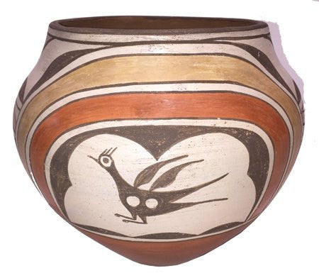 Pottery Jar by Sophie Medina, Native American Vintage Zia Pottery Jar, ca 1955 #497 Sold