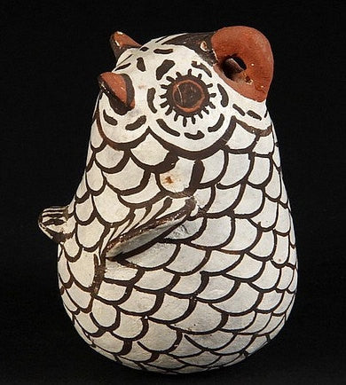 Zuni Pottery Owl: Zuni Pottery Owl by Nellie Bica, #715