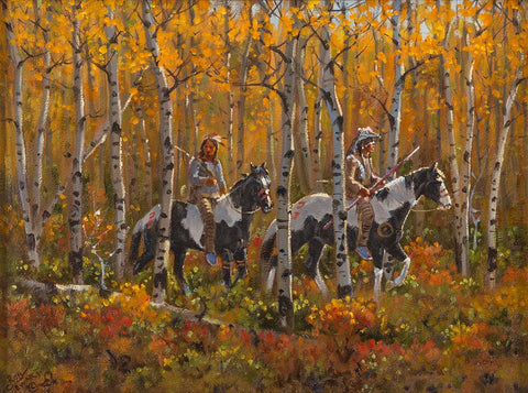 Ron Stewart, "Autumn Light", Oil Painting on Board, Signed Lower Left Hand Corner, #745