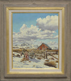 Jim Schaeffing Oil Painting, Titled, "Sierra Winter", #C 1724